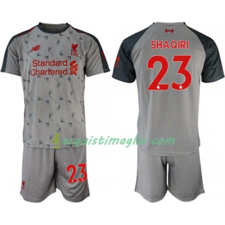 Divisa di Calcio Liverpool Shaqiri 23 Bambino Terza 2018/2019